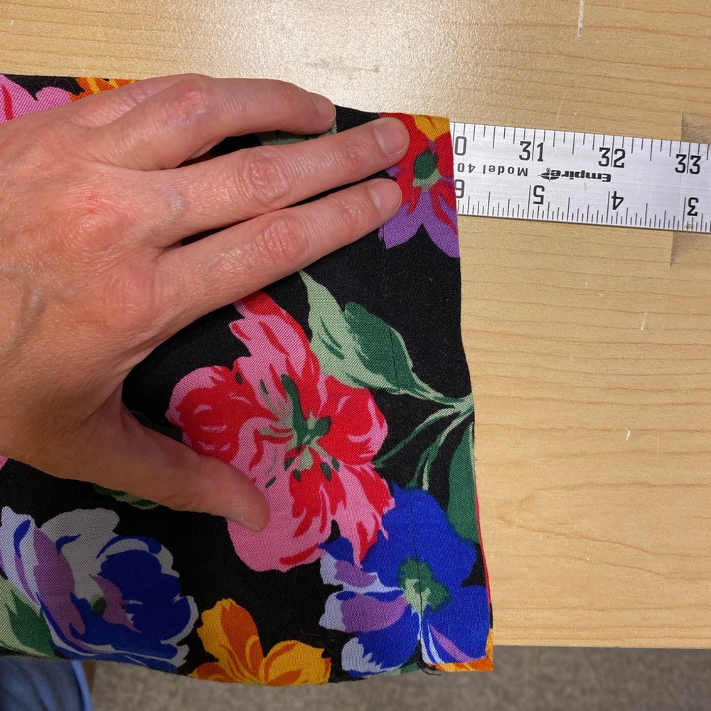 Vintage Gitano Floral Print High Waist Pleated Front Tapered Leg Ankle Pants M - Picture 8 of 8